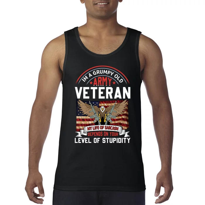 Army Veteran T Tank Top