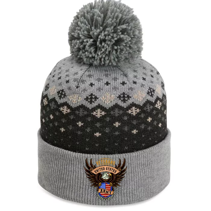 Army Veterans United States The Baniff Cuffed Pom Beanie