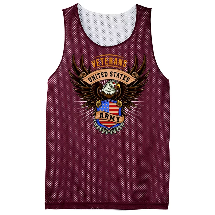 Army Veterans United States Mesh Reversible Basketball Jersey Tank