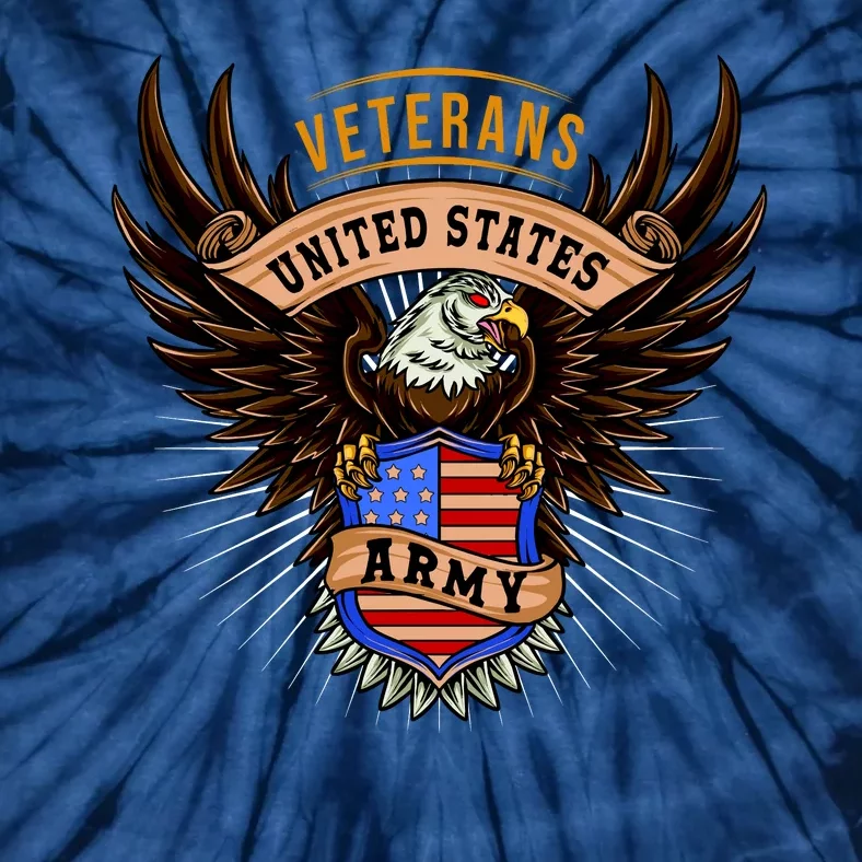 Army Veterans United States Tie-Dye T-Shirt