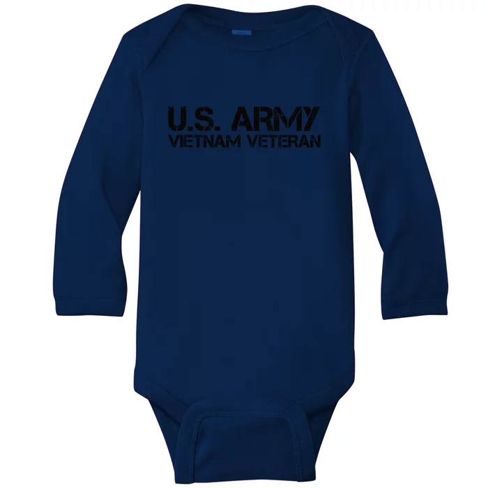 Army Vietnam Veteran Vietnam War Veterans Gifts Baby Long Sleeve Bodysuit