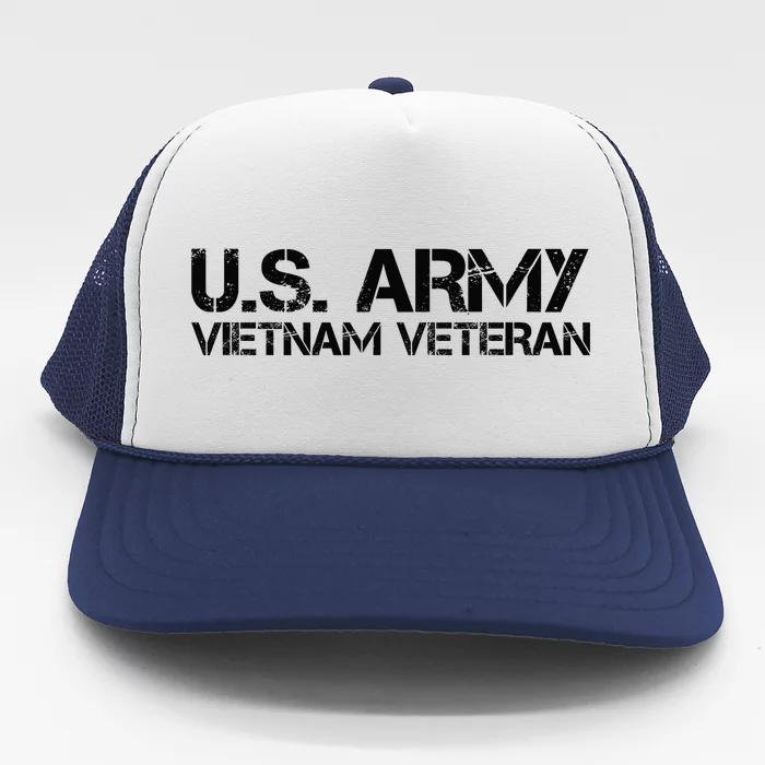 Army Vietnam Veteran Vietnam War Veterans Gifts Trucker Hat