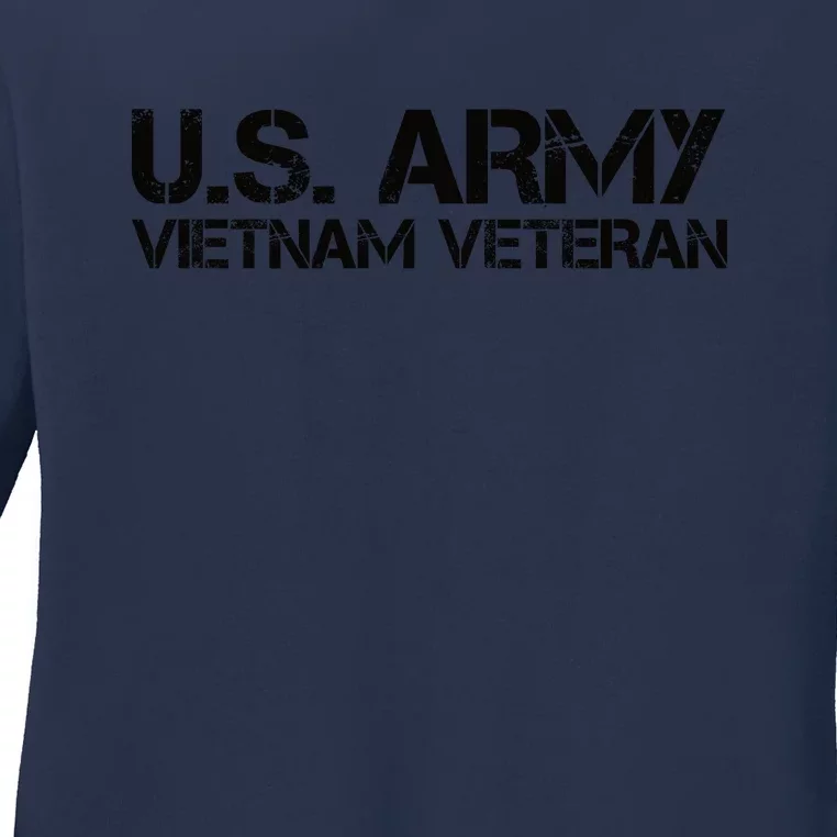 Army Vietnam Veteran Vietnam War Veterans Gifts Ladies Long Sleeve Shirt