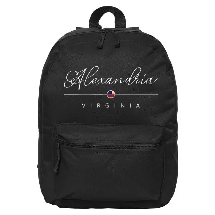 Alexandria Virginia Va On Alexandria 16 in Basic Backpack