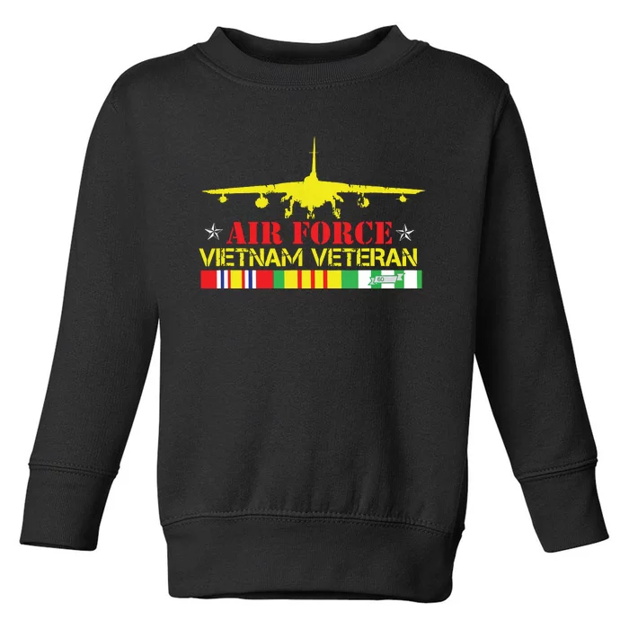 Air Vietnam Veteran Usaf Veteran B52 Vietnam War Toddler Sweatshirt