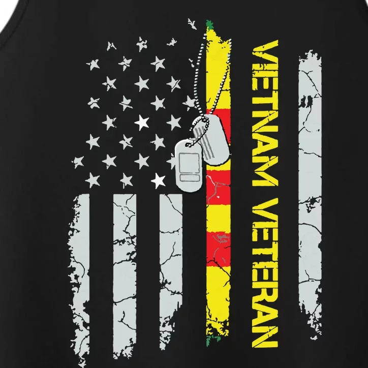 Army Vietnam Veteran Usa Flag Veteran Vietnam Army Performance Tank