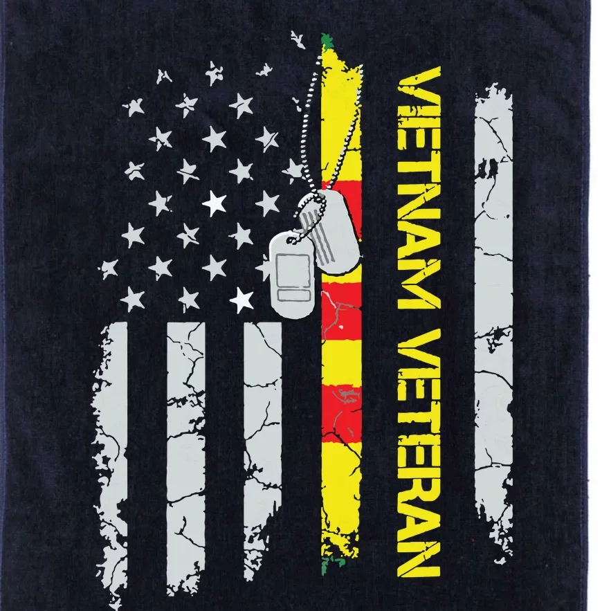 Army Vietnam Veteran Usa Flag Veteran Vietnam Army Platinum Collection Golf Towel