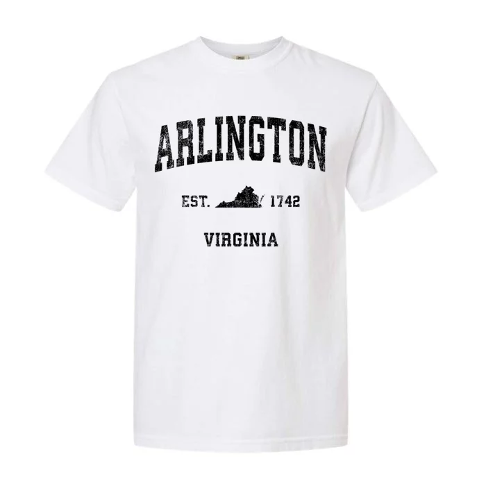 Arlington Virginia Va Vintage Sports Garment-Dyed Heavyweight T-Shirt