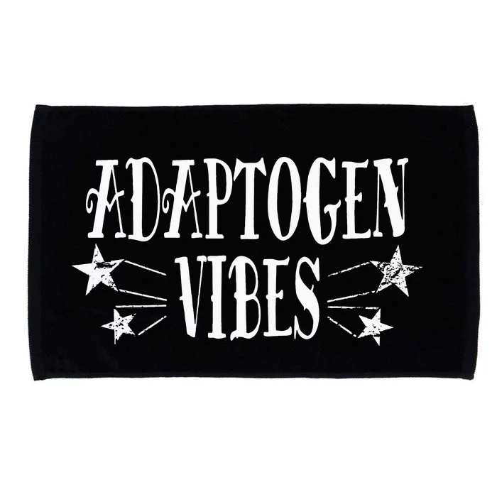 Adaptogen Vibes vintage quote sayings Microfiber Hand Towel