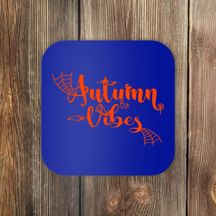 Autumn Vibes With Spooky Design Graphics Cute Gift Coaster