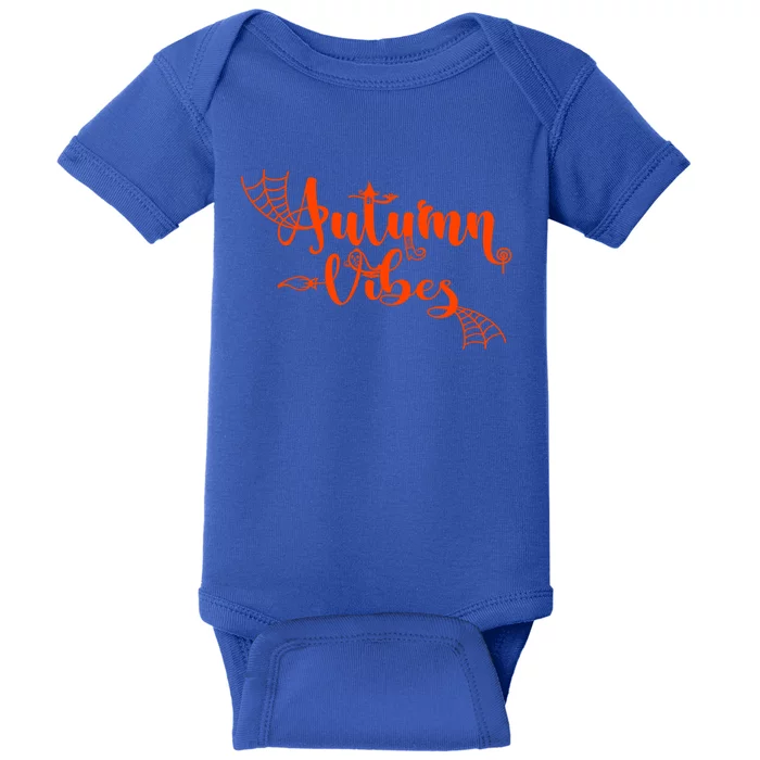 Autumn Vibes With Spooky Design Graphics Cute Gift Baby Bodysuit