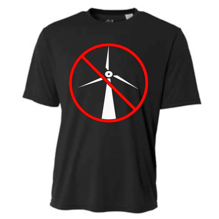 Anti Windmills Anti Wind Turbines Cooling Performance Crew T-Shirt