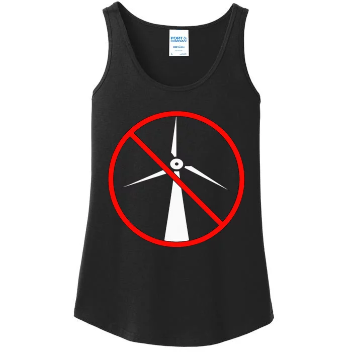 Anti Windmills Anti Wind Turbines Ladies Essential Tank