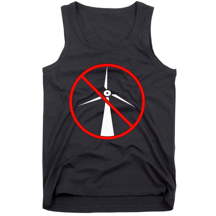 Anti Windmills Anti Wind Turbines Tank Top