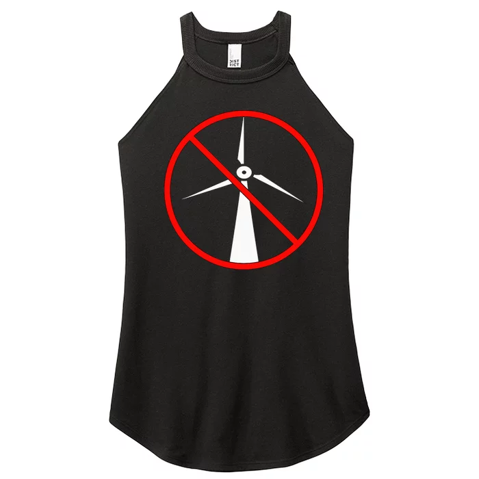 Anti Windmills Anti Wind Turbines Women’s Perfect Tri Rocker Tank