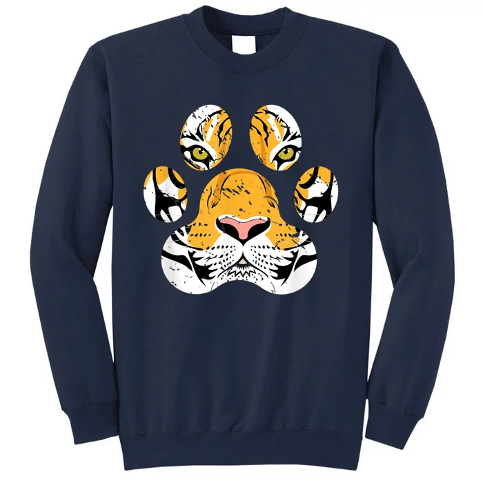 Asia Wild Animal Lover Gift Tiger Tall Sweatshirt