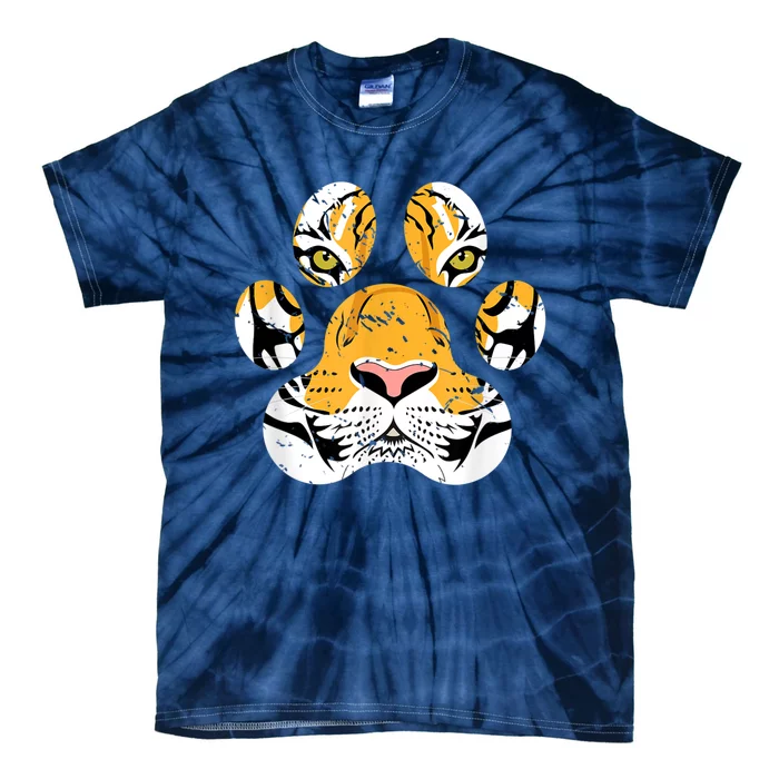 Asia Wild Animal Lover Gift Tiger Tie-Dye T-Shirt