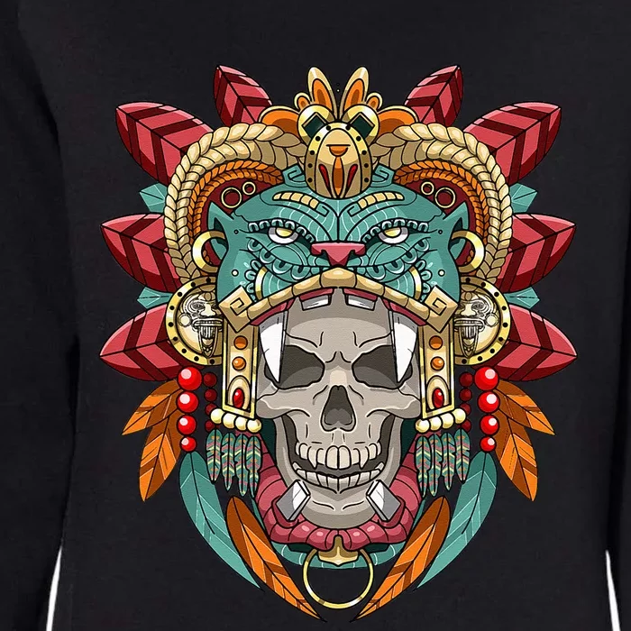 Aztec Warrior Ancient Civilization Mexican Aztec Womens California Wash Sweatshirt