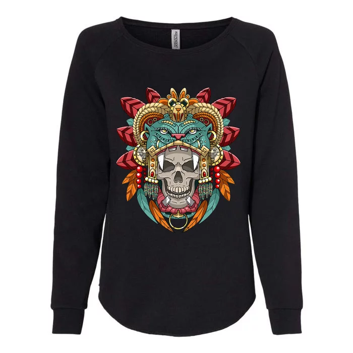 Aztec Warrior Ancient Civilization Mexican Aztec Womens California Wash Sweatshirt