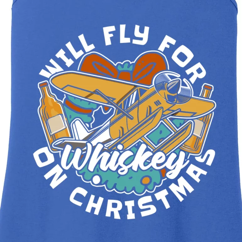 Aviator Whisky Aviation Airplane Aircraft Pilot Christmas Gift Ladies Essential Tank