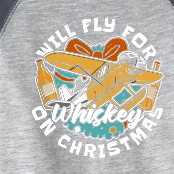 Aviator Whisky Aviation Airplane Aircraft Pilot Christmas Gift Toddler Fine Jersey T-Shirt