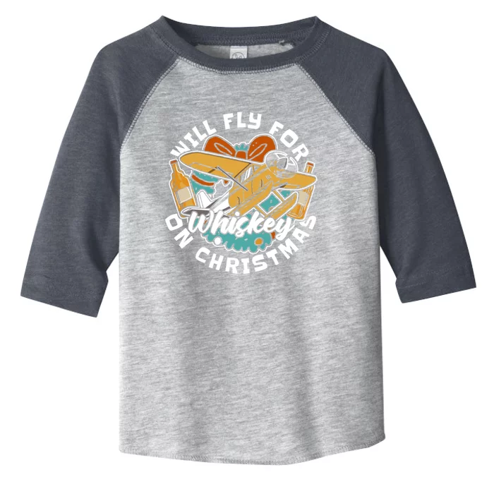 Aviator Whisky Aviation Airplane Aircraft Pilot Christmas Gift Toddler Fine Jersey T-Shirt