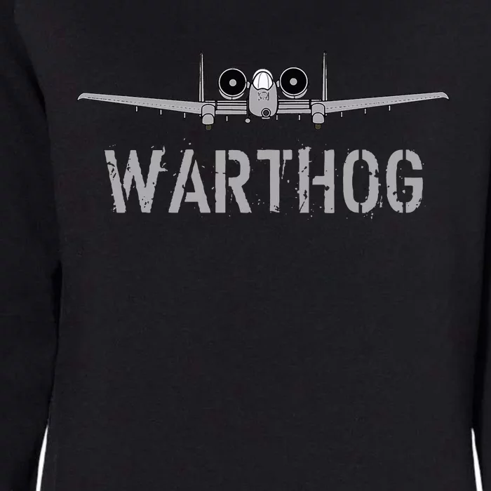 A10 Warthog Attack Jet A10 Thunderbolt Womens California Wash Sweatshirt