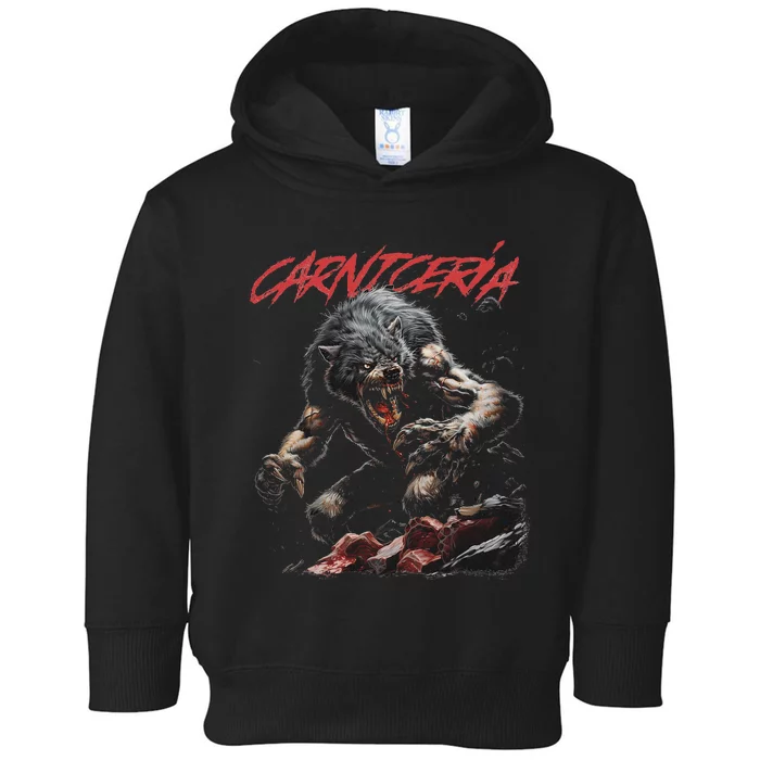 Angry Werewolf Toddler Hoodie