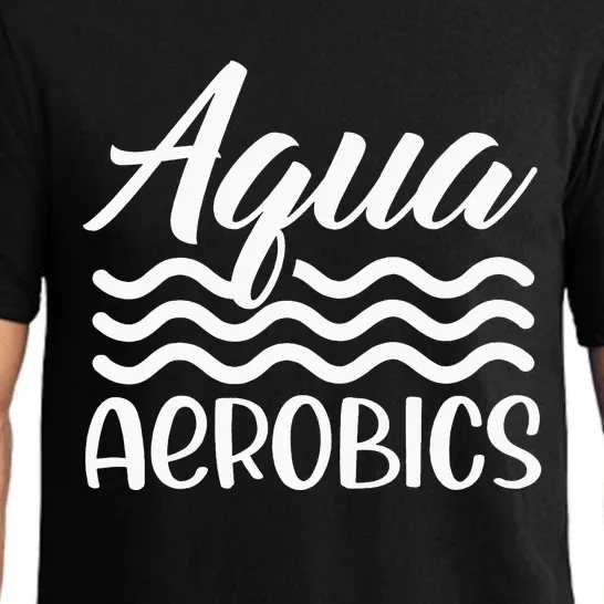 Aquaholic Water Aerobics Aquatic Fitness Waterobics Pajama Set