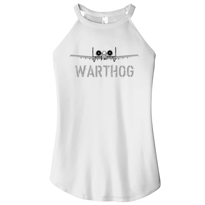 A10 Warthog Attack Jet A10 Thunderbolt Women’s Perfect Tri Rocker Tank