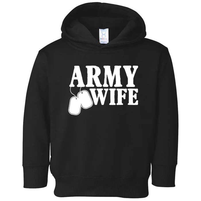 Army Wife Toddler Hoodie