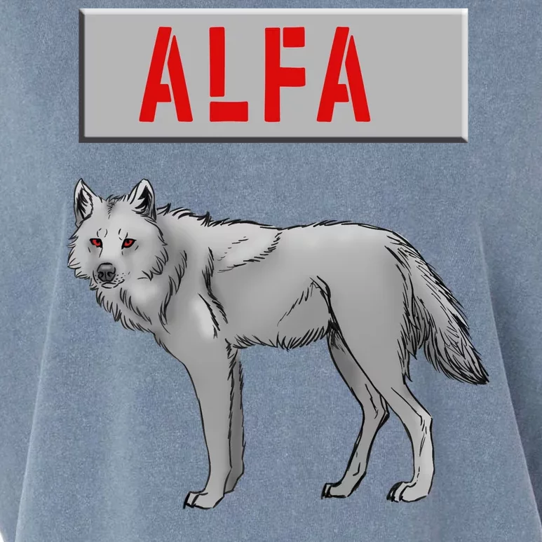 ALFA Wolf Garment-Dyed Women's Muscle Tee