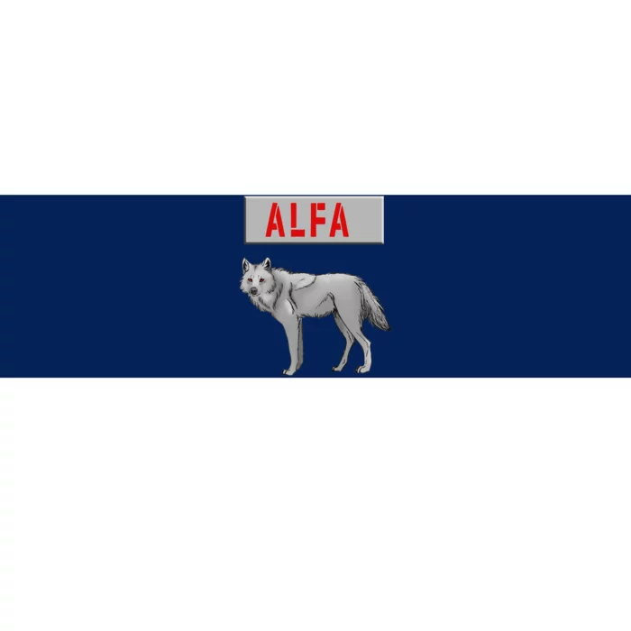 ALFA Wolf Bumper Sticker