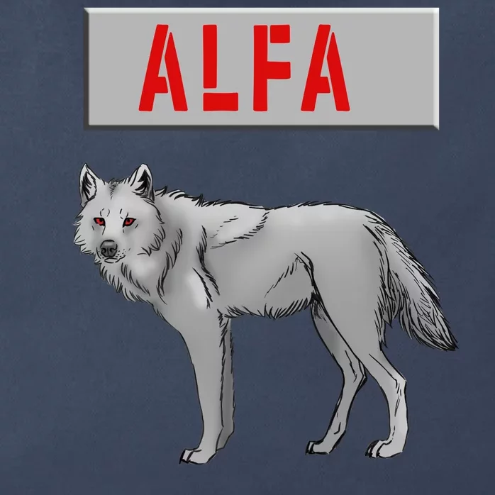 ALFA Wolf Zip Tote Bag