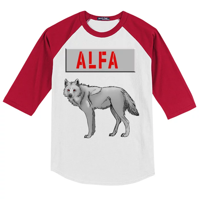 ALFA Wolf Kids Colorblock Raglan Jersey