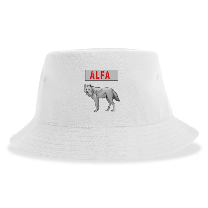 ALFA Wolf Sustainable Bucket Hat