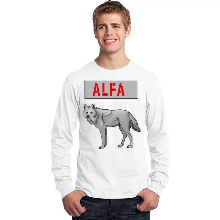 ALFA Wolf Tall Long Sleeve T-Shirt