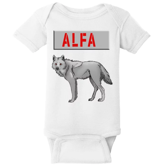 ALFA Wolf Baby Bodysuit