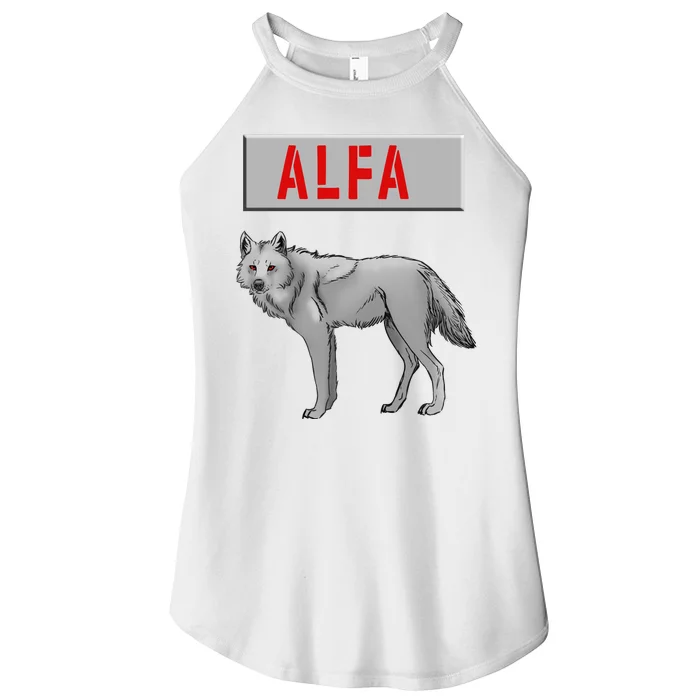 ALFA Wolf Women’s Perfect Tri Rocker Tank