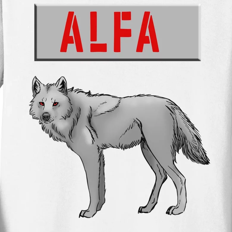 ALFA Wolf Kids Long Sleeve Shirt