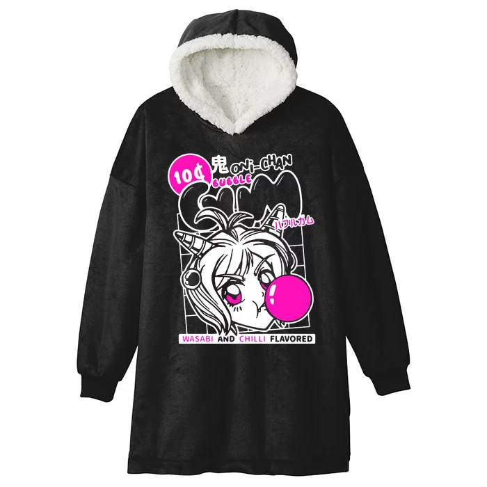 Anime Waifu Hooded Wearable Blanket