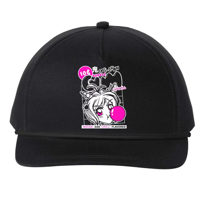 Anime Waifu Snapback Five-Panel Rope Hat