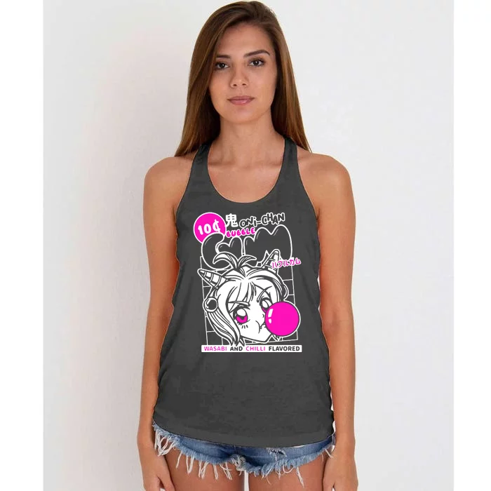 Anime Waifu Women's Knotted Racerback Tank