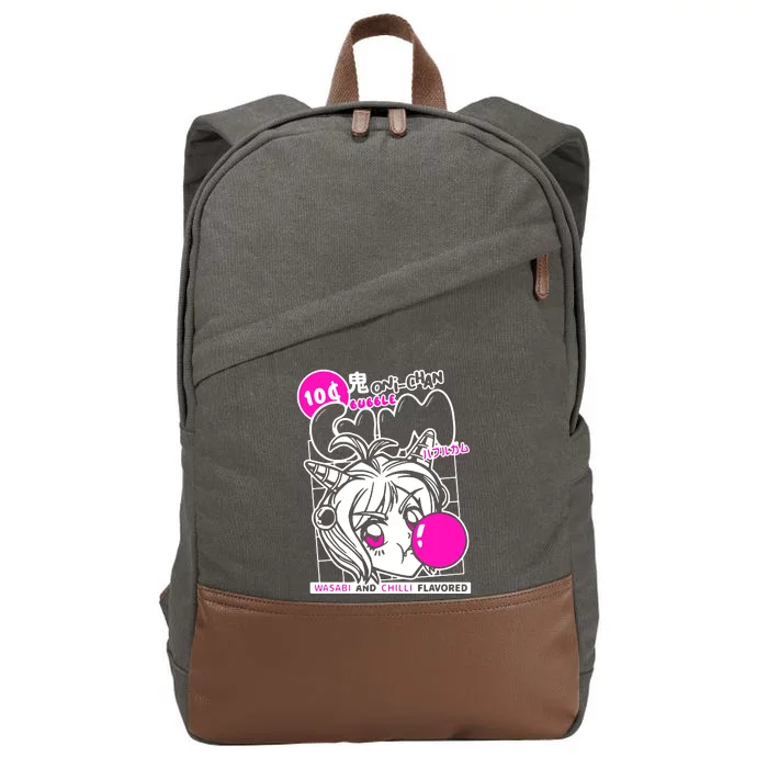 Anime Waifu Cotton Canvas Backpack