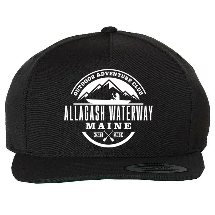 Allagash Waterway Adventure Club Wool Snapback Cap