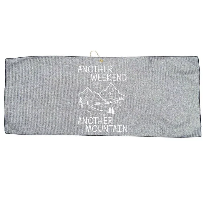 Another Weekend Another Mountain Large Microfiber Waffle Golf Towel