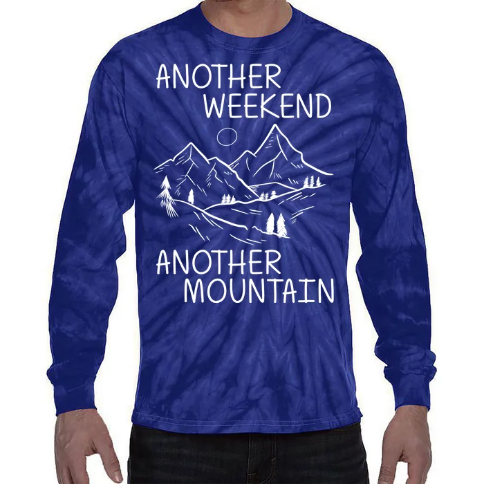 Another Weekend Another Mountain Tie-Dye Long Sleeve Shirt