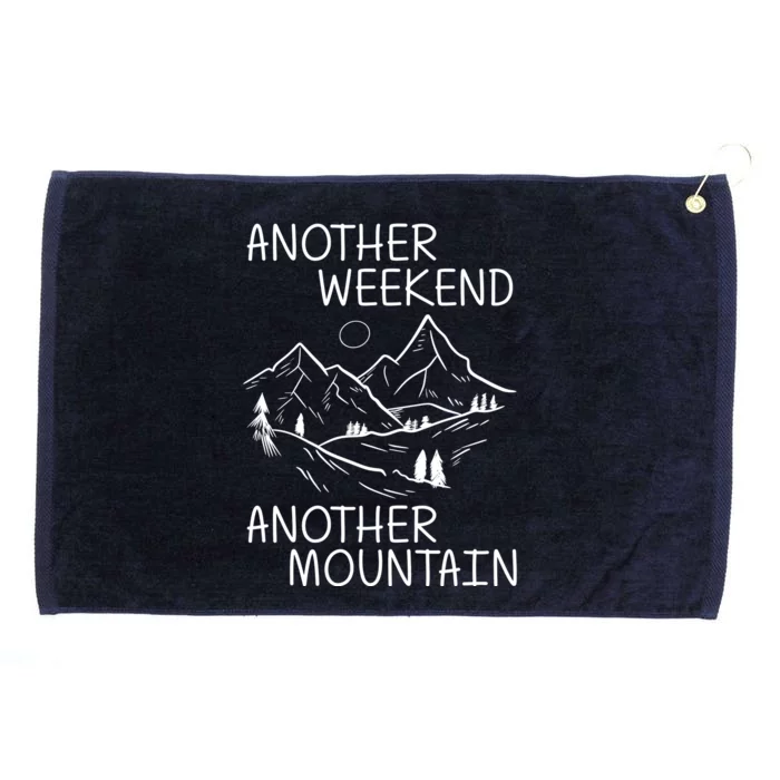 Another Weekend Another Mountain Grommeted Golf Towel