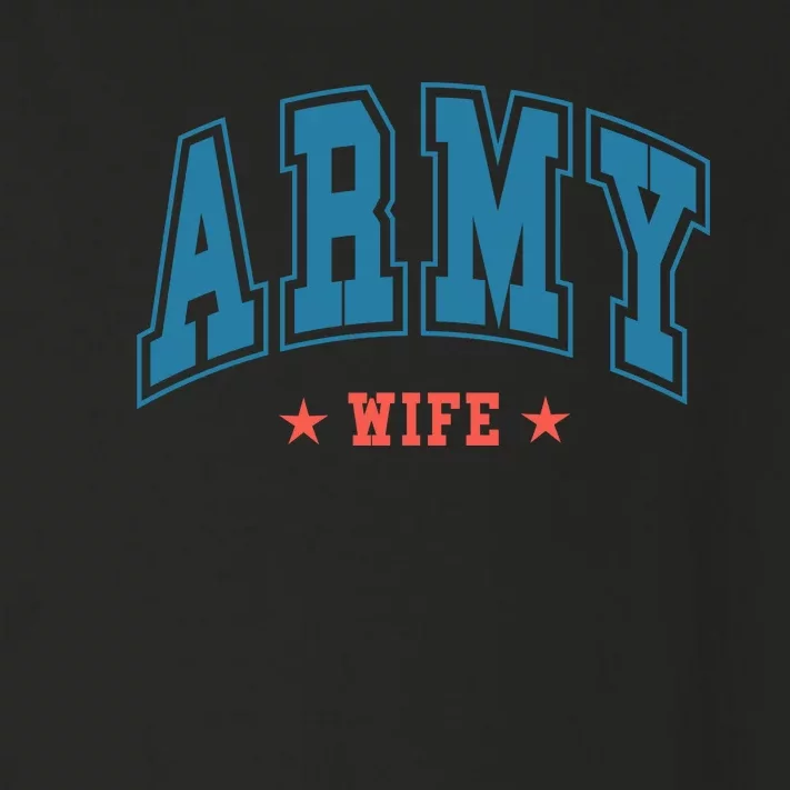 Army Wife Toddler Long Sleeve Shirt