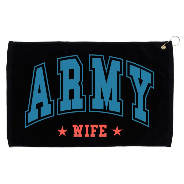 Army Wife Grommeted Golf Towel